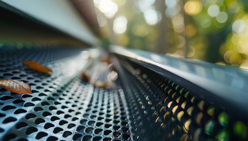 Gutter Filter Installation detail